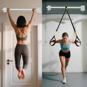 Wall Mounted Doorway Pull Up Bar, Heavy Duty Strength Training Pull-Up Bars for Doorframe, Support Beam or Joist Mount Thick Metal Sturdy Construction Support 500 lbs