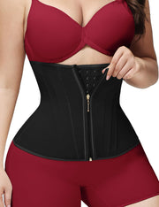 SHAPSHE Waist Trainer for Women Tummy Control Workout Waist Cincher Corset Shapewear Postpartum Body Shaper with Zipper Hook