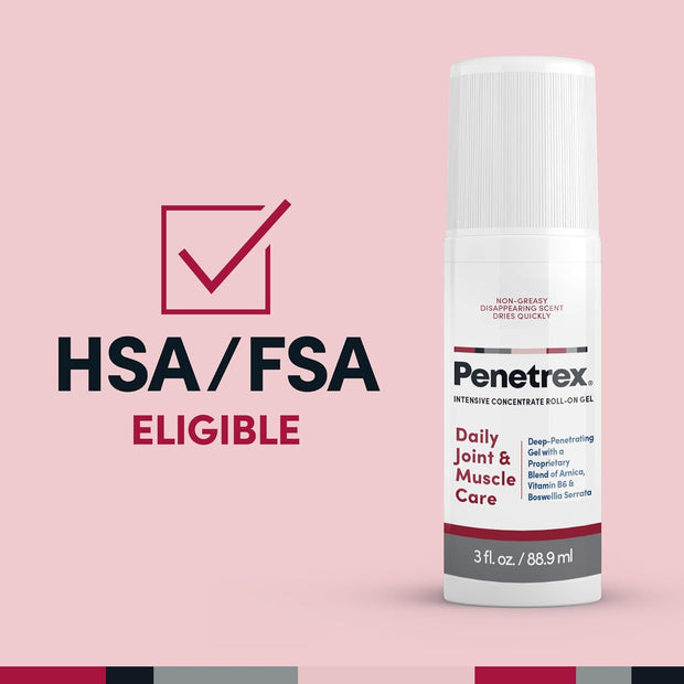 Penetrex Joint & Muscle Therapy - Soothing Muscle Rub for Back, Neck, Hands, Feet - Premium Whole Body Rub with Arnica, Vitamin B6 MSM & Boswellia - Non-Greasy 2oz Cream