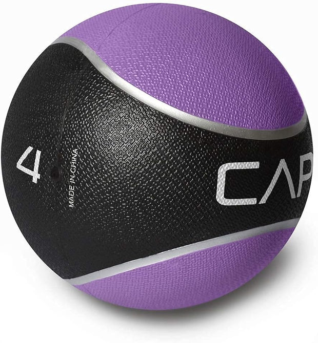 WF Athletic Supply Medicine & Exercise Ball - Durable Rubber & Consistent Weight Distribution; Comfort Textured Grip for Strength, Balance & Core Training, Multiple Choices Available