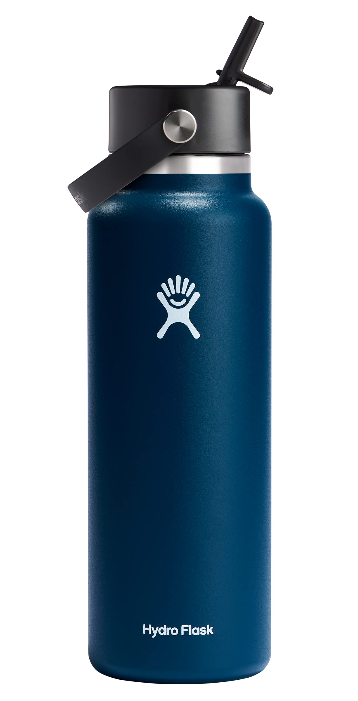 Hydro Flask 32 Oz Wide Flex Straw Cap Bottle - Insulated Stainless Steel - Wide Straw Lid, Non Spill, Leakproof in Jelly Pink