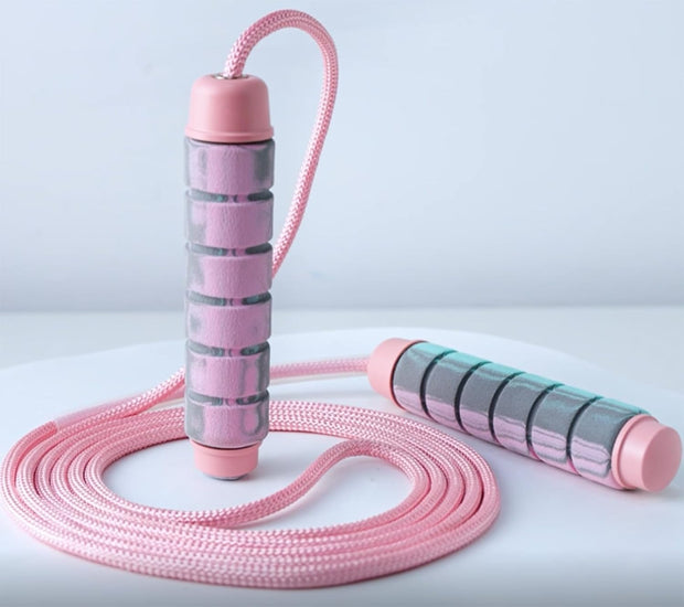 Jump Rope for Women & Men Adjustable Length Cotton Skipping Rope for Adults & Kids Workout Equipment for Weight Loss, Cardio, Boxing & Fitness Suitable for Home, Gym & School Use