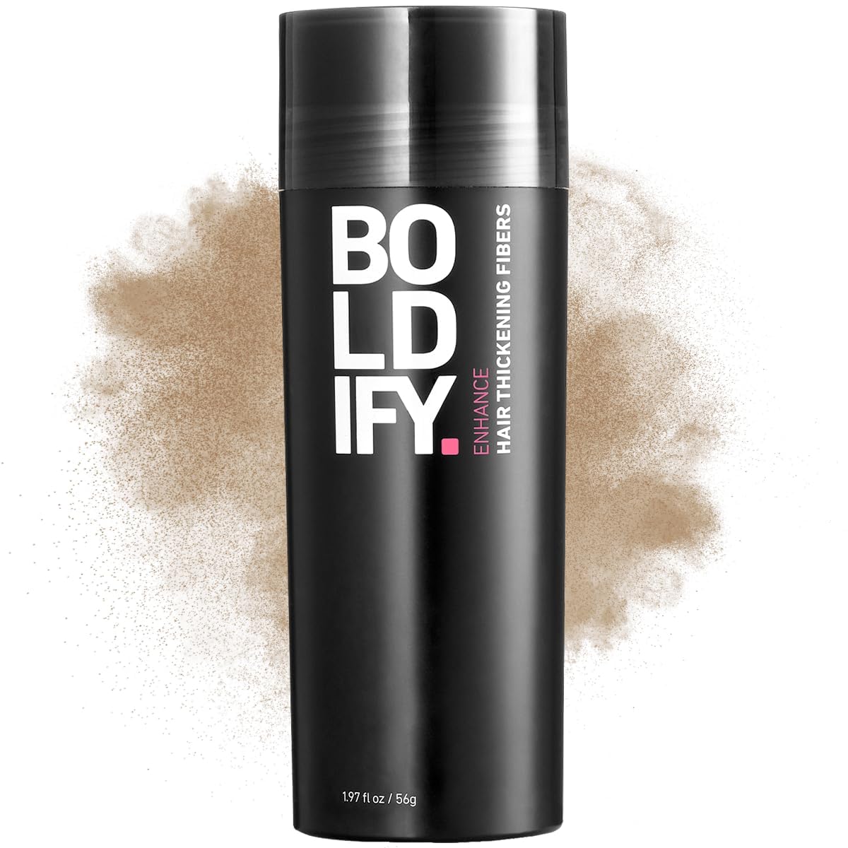 BOLDIFY Hair Fibers (12g) - Fill In Thinning and Fine Hair for an Instantly Fuller, Thicker Look - 14 Shades for Women & Men - Dark Brown