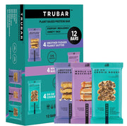 TRUBAR Vegan Protein Bar, Whole Lotta Macchiato, Gluten Free, Plant Based Protein, Dairy Free, Non GMO, Soy Free, No Sugar Alcohols, 12G Protein, 12G Fiber, 23G Carb, On the Go Snack Bars, 12 CT