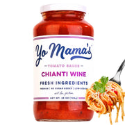 Yo Mama's Foods Keto Marinara Pasta Sauce - (3) 12.5 Ounce Jars - No Sugar Added, Low Carb, Low Sodium, Gluten Free, Paleo Friendly, and Made with Fresh, Non-GMO Tomatoes