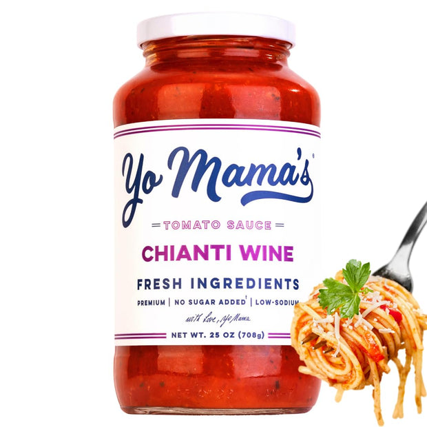 Yo Mama's Foods Keto Marinara Pasta Sauce - (3) 12.5 Ounce Jars - No Sugar Added, Low Carb, Low Sodium, Gluten Free, Paleo Friendly, and Made with Fresh, Non-GMO Tomatoes
