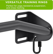 SELEWARE Heavy Duty Welded Pull Up Bar, Versatile Doorway Wall Mount, Joist Mounted, and Ceiling Mounted Chin Up Bars, Thick Metal Sturdy Construction for Full Body Workouts Support 500 lbs