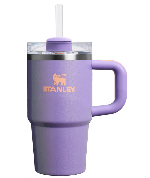 STANLEY Quencher H2.0 Tumbler with Handle and Straw 40 oz | Flowstate 3-Position Lid | Cup Holder Compatible for Travel | Insulated Stainless Steel Cup | BPA-Free | Black Chroma