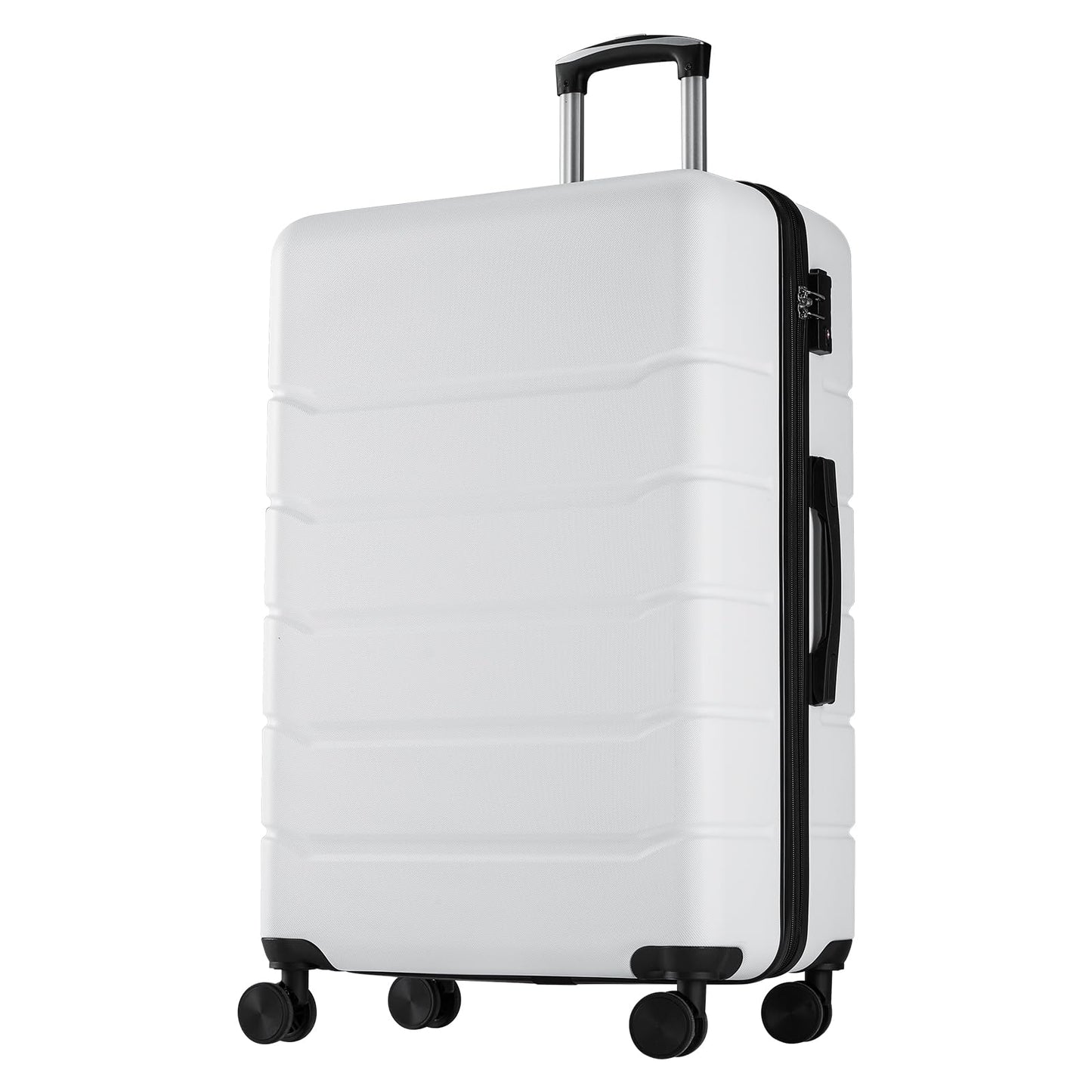 OLIXIS 3-Piece Luggage Set, 20/24/28 Inch Hardside Suitcases with Spinner Wheels, Lightweight ABS Hard Shell Travel Luggage, TSA Approved Lock, Expandable Carry-On & Checked Luggage–Blue