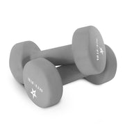 Yes4All Neoprene Coated Dumbbell Hand Weight Sets of 2 - Multiple Weight Options with 15 Colors, Anti-roll, Anti-Slip, Hexagon Shape