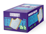 Legendary Foods 20g Protein Pastry - Low Carb Meal Replacement Bar - Low Glycemic, Gluten Free Protien Snacks - Healthy Keto Snack Box, 10x Zero Sugar Energy Bars - Bariatric Diabetic Friendly
