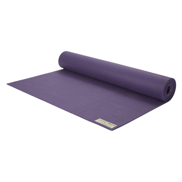 JadeYoga Harmony Yoga Mat - Durable & Thick Gym Fitness Mat, Non-Slip Natural Rubber Yoga Mat - Home Exercise & Stretching Mat, Workout Mat - Yoga, Pilates & Meditation for Women & Men