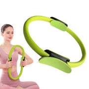 Upgrade Pilates Ring Fitness Circle,Lightweight & Durable Foam Padded Handles, Flexible Resistance Exercise Equipment for Toning Arms, Thighs Legs & Core