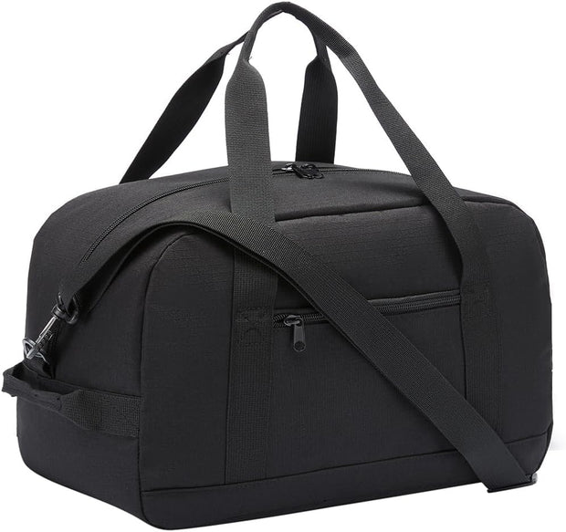 Small Gym Bag 14 inch, Mini Duffel Bag, Carry On Lightweight for Travel Sport, Small Duffle Bags Gym Bags for Men &Women - Black