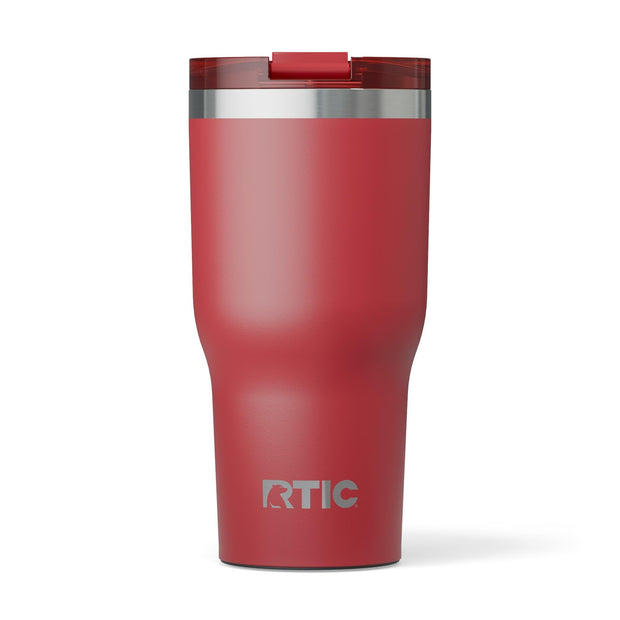 RTIC 30oz Essential Tumbler with Lid, Insulated, Stainless Steel, Metal, Double Wall Vacuum-Insulation, Ceramic Lined, Travel Cup for Iced Coffee, Tea, Hot and Cold Drink, Graphite