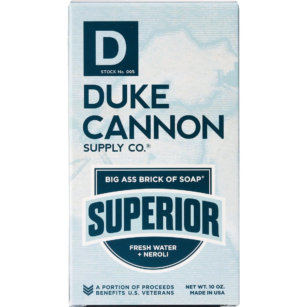 Duke Cannon Supply Co. Big Brick of Bay Rum Soap, 10 oz - Superior Grade Men's Soap with Aromatic Summer Scent of Citrus Musk, Cedarwood and Island Spice