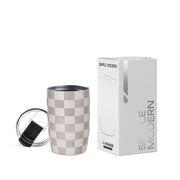 Simple Modern Travel Coffee Mug Tumbler with Flip Lid | Reusable Insulated Stainless Steel Cold Brew Iced Coffee Cup Thermos | Gifts for Women Men Him Her | Voyager Collection | 12oz | Almond Birch
