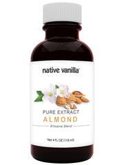 Native Vanilla - Pure Cherry Extract - 4 Fl Oz - Perfect for Cooking, Baking, and Dessert Crafting