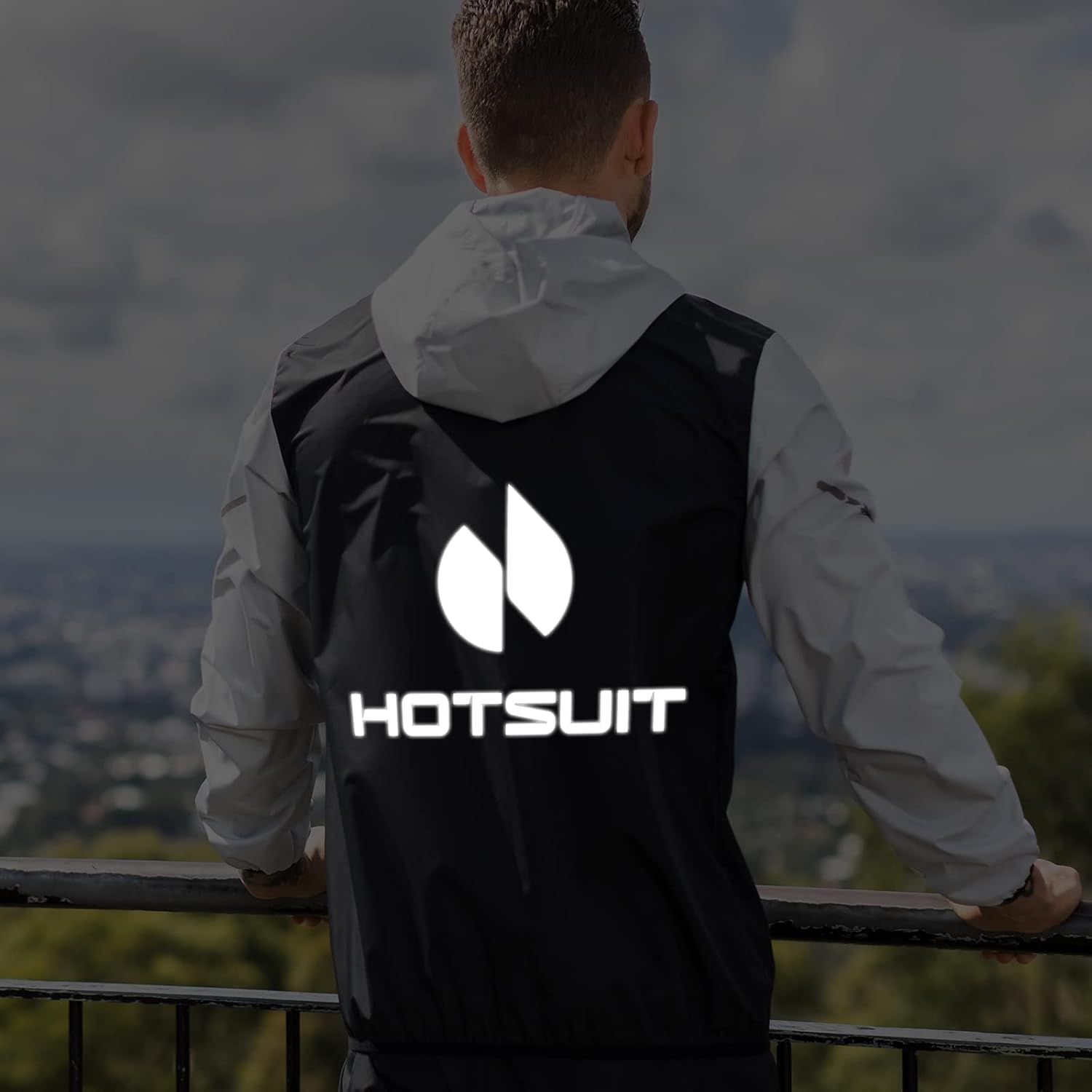 HOTSUIT Sauna Suit for Men Sweat Suits Gym Workout Exercise Sauna Jacket Pant Full Body