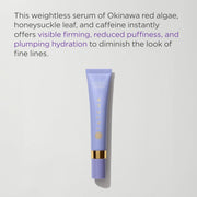 Tatcha Luminous Deep Hydration Firming Eye Serum | Caffeinated Instant Hydrating Eye Serum for Fine Lines and Puffiness, 15 ml | 0.5 oz