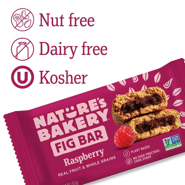 Nature's Bakery Whole Wheat Fig Bars - 32 Twin Packs (16 Blueberry, 16 Raspberry Each) (1)
