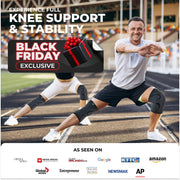 Modvel Compression Knee Brace for Women & Men, 2-Pack Knee Brace for Running Knee Pain, Knee Support Compression Sleeve, Workout Sports Knee Braces for Meniscus Tear, ACL & Arthritis Pain Relief