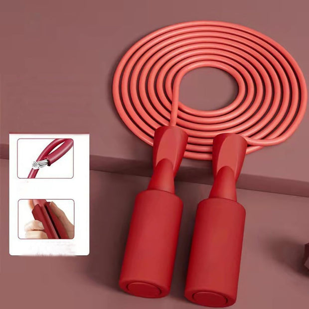 Weighted Jump Rope Without Rope Skipping Rope No Line Speed Rope Cordless For Fitness Workout Anywhere Ropeless Bod Rope for Exercise Training Beachbody Build