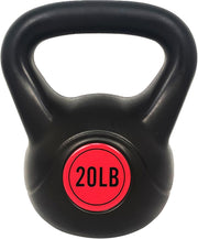 ​Wide Grip 3-Piece Kettlebell Exercise Fitness Weight Set, Include 5 lbs, 10 lbs, ​15 lbs​ and 20 lbs, Set of 3 or Set of 4