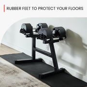 Nuobell Adjustable Dumbbell Stand and Rack. Perfect for Nuobell Adjustable Dumbbell Set. Safe, Convenient and Prevents Accidents. This is a Nuobell Dumbbells 80lb Rack / Stand Only, No Weights Included.