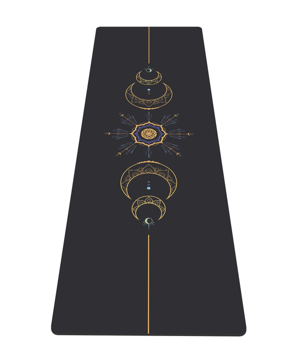 nuveti Yoga Mat Print Extra Thick TPE Non Slip Fitness Exercise Mat with Carrying Bag,72"x24" Extra Thick 6MM Exercise & Workout Mat for Yoga, Pilates Fitness and Floor Exercises