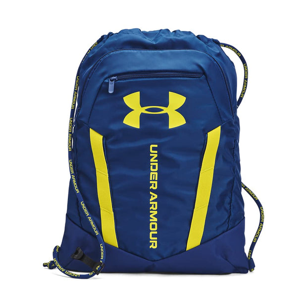 Under Armour Unisex-Adult Undeniable Sackpack , Black (001)/Metallic Silver , One Size Fits Most
