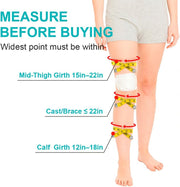 Waterproof Leg Cast Cover for Showering, Reusable Shower Sleeve for Lower Leg After Surgery, Watertight Non-Slip Adult Fracture Protector Bag, Water Proof Medical Covers for Calf/Ankle/Wound/Bandages