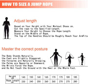 Redify Jump Rope,Jump Ropes for Fitness for Women Men and Kids,Speed Jumping Rope for Workout with Ball Bearings,Adjustable Skipping Rope for Exercise&Slim Body at Home School Gym