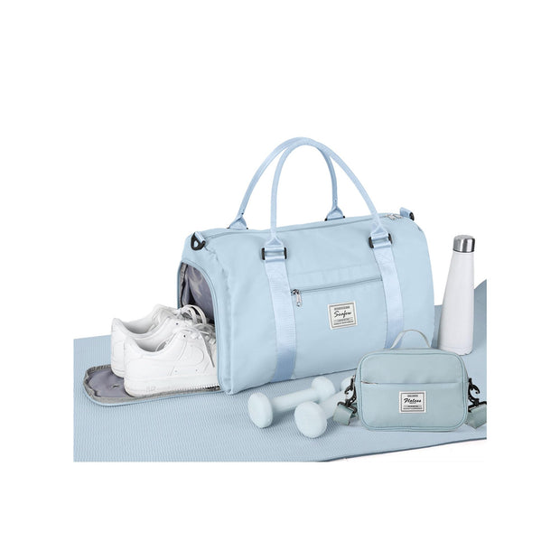 Weekender Duffel Bags for Women Men, Travel Totes Bag for Airplane, Cute Sports Gym Dance Overnight Luggage Bag with Wet Pocket Shoe Compartment, Carry On Hospital Bag for Labor and Delivery