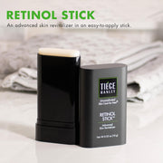 Tiege Hanley Retinol Stick for Men - Anti-Aging Retinol Stick with Hyaluronic Acid & Niacinamide for Fine Lines, Dark Circles, & Wrinkles - Firms Skin & Improves Collagen Production
