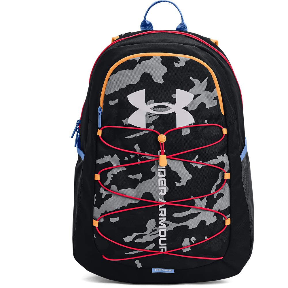 Under Armour Unisex-Adult Hustle Sport Backpack , Black (001)/Silver , One Size Fits All