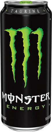 Monster Energy Drink, Green, Original, 16 Ounce (Pack of 12)