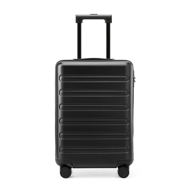 NINETYGO Carry On Luggage 22x14x9 Airline Approved, 20 Inch Luggage with Smooth Spinner Wheels, Lightweight, Hard Shell PC Suitcase Carry-On, Travel Luggage, TSA Approved (Pink, Rhine Basic)