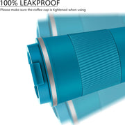 MOMSIV 12oz Travel Mug, Insulated Coffee Cup with Leakproof Lid, Travel Coffee Mug Vacuum Stainless Steel Double Walled Reusable Coffee Cup for Hot and Cold Water Coffee