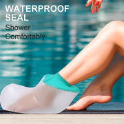 Waterproof Leg Cast Cover for Showering, Reusable Shower Sleeve for Lower Leg After Surgery, Watertight Non-Slip Adult Fracture Protector Bag, Water Proof Medical Covers for Calf/Ankle/Wound/Bandages