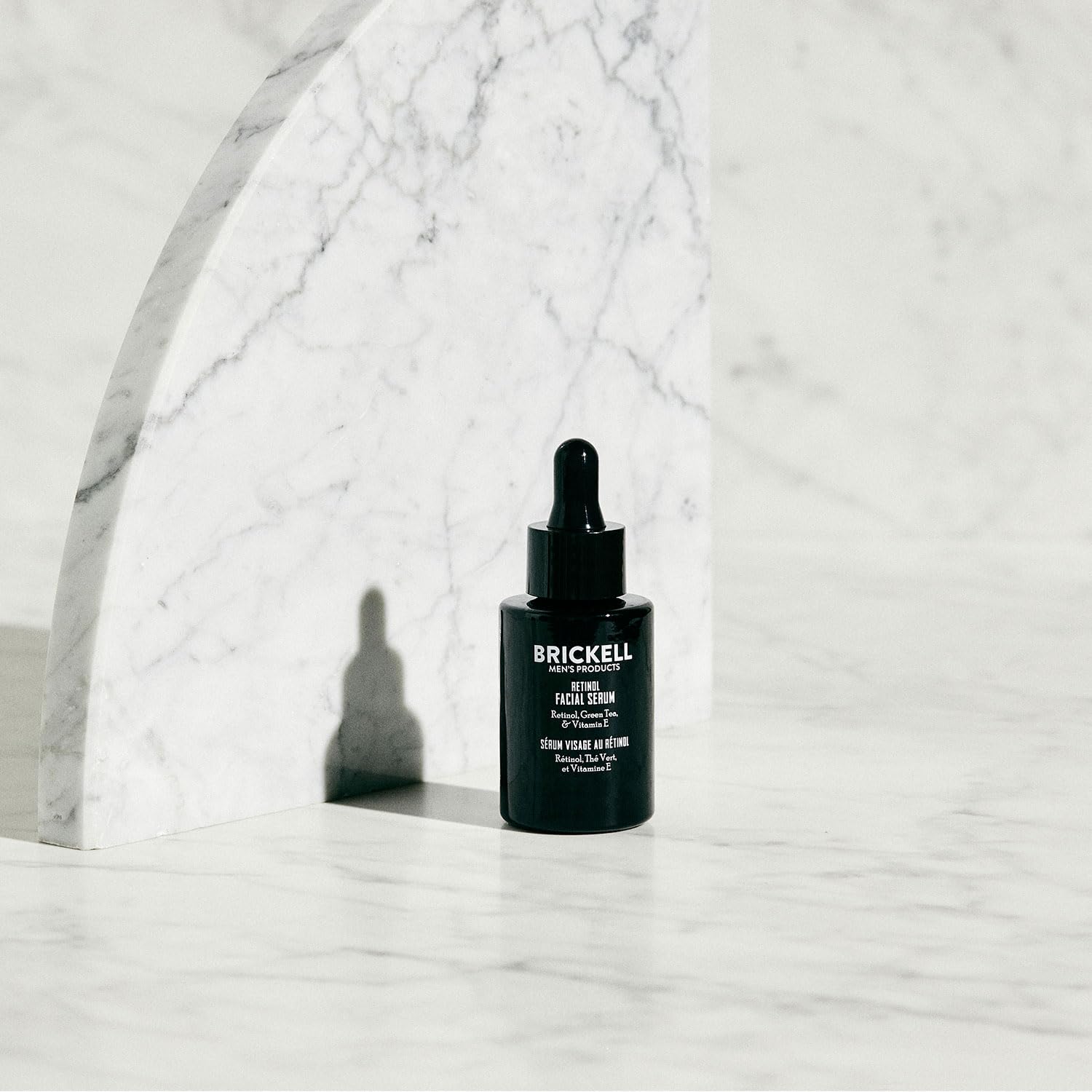 Brickell Men's Retinol Skin Care Serum Treatment For Firming Face Lines & Eye Wrinkles, Deep Hydrating Facial Skincare Serum For Anti-Aging, Fragrance Free, 1 Ounce