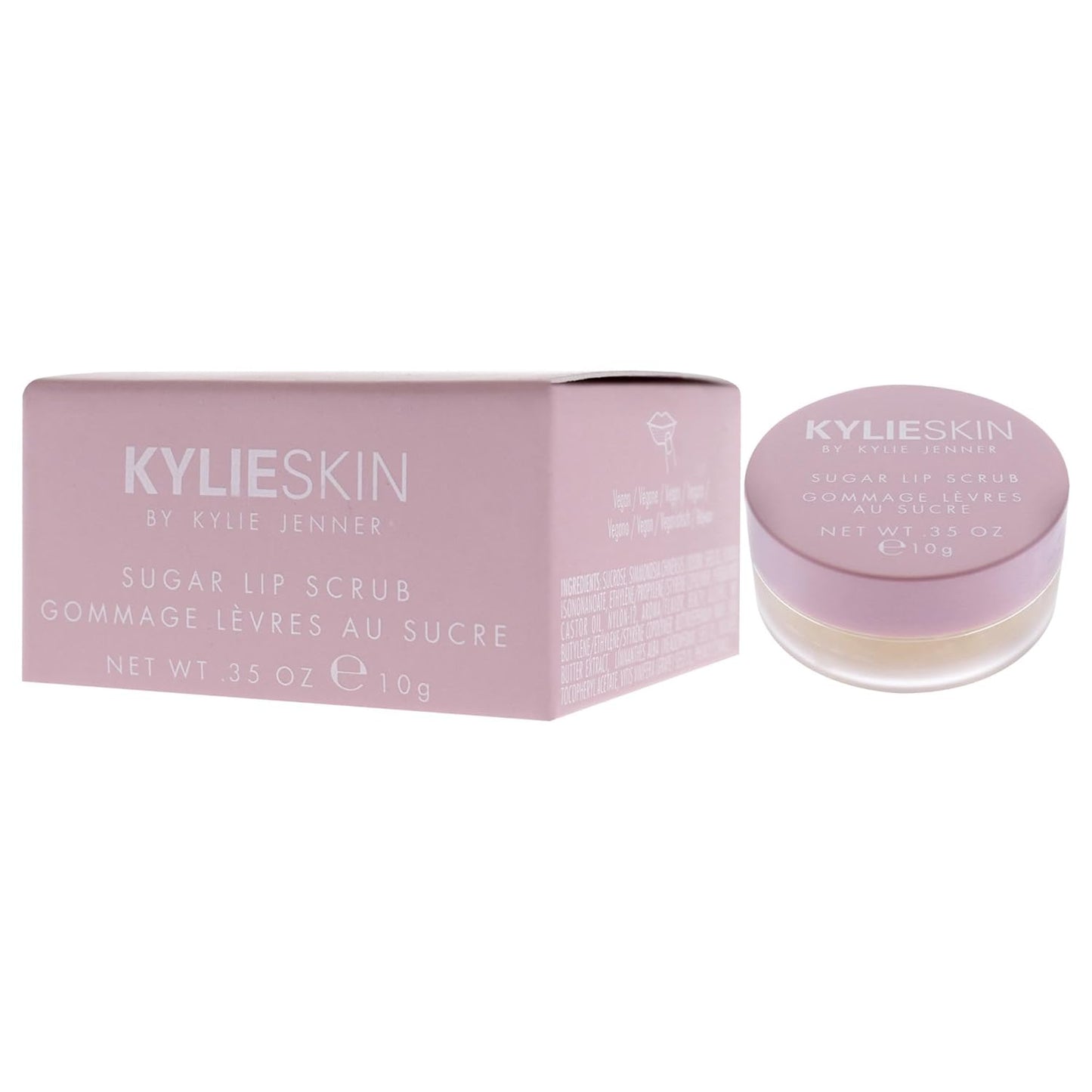 KylieSkin Sugar Lip Scrub by Kylie Cosmetics for Women - 0.35 oz Lip Balm