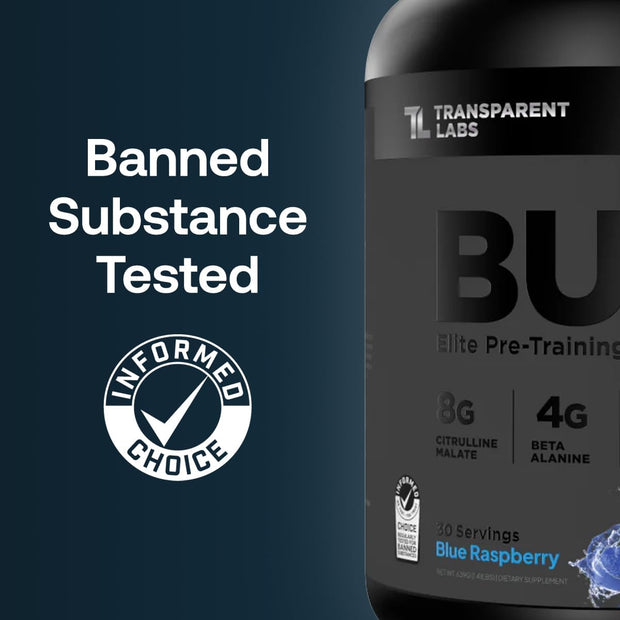 Transparent Labs Bulk Black Pre Workout - Clinically Dosed, Sugar Free Preworkout for Men and Women with Beta Alanine Powder, Citrulline Malate, & Caffeine - 30 Servings, Cherry Kiwi
