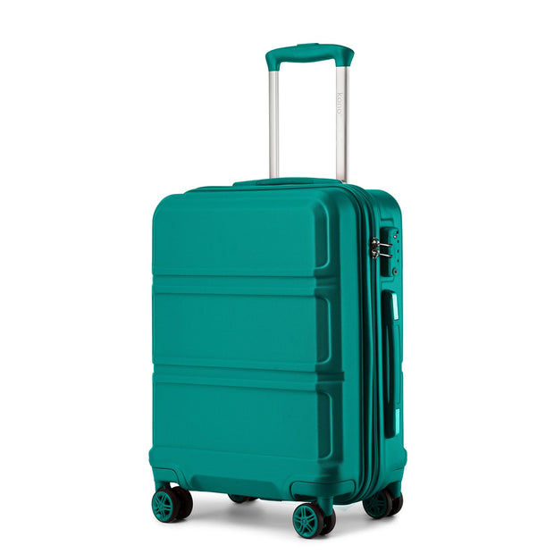 Kono 3 Piece Luggage Sets Expandable(only 28") Lightweight with Spinner Wheels TSA Lock Hardside Travel Rolling Suitcases 20in 24in 28in Carry on Pink