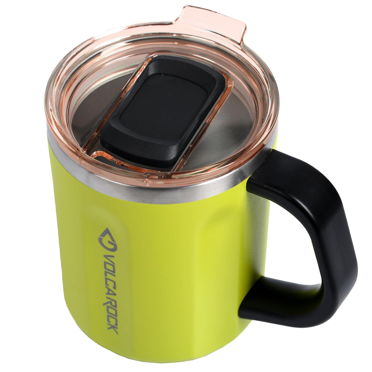 16oz Coffee Mug, Vacuum Insulated Camping Mug with Lid, Double Wall Stainless Steel Travel Tumbler Cup, Coffee Thermos Outdoor, Great for Any Beverage (Brick Red)