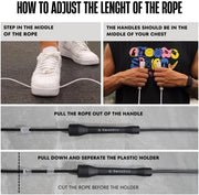 Speed Jump Rope by Dayan Kolev, 5mm PVC Skipping Rope, Great for Beginners and Advanced Athlets, Designed for Fitness, Cardio, Boxing & CrossFit, Adjustable length with Unbreakable Handles