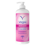 Vagisil Feminine Wash for Intimate Area Hygiene, Odor Block, Gynecologist Tested, Hypoallergenic, 16.9 oz with Pump