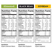 The Only Bean - Soy, Black Bean, and Edamame Spaghetti & Fettuccine - Gluten Free Pasta, Keto Low Carb Pasta Noodles, Protein Pasta, Organic Healthy Noodles, Vegan Pasta - 8 oz (6 Pack) (Variety Pack)