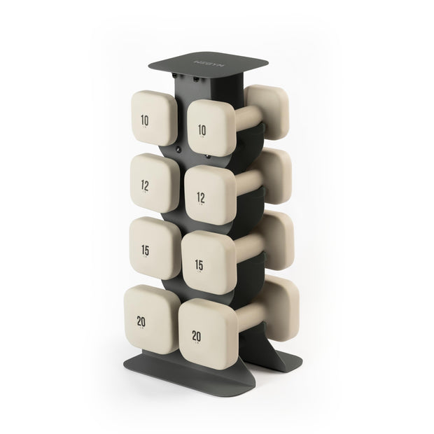 SafeGrip Dumbbells, Anti-Slip, Anti-Roll, Thick Handles, Free Weights, Square Dumbbells for Secure Workouts at Home, Weightlifting, and Personal Training