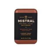 Mistral Cedarwood Marine Luxury Bar Soap for Men | Men’s Natural Soap Bar | Paraben, Phthalates Free | Moisturizing & Triple-Milled Natural Soap for Men - Made in France | Large, 8.8 oz